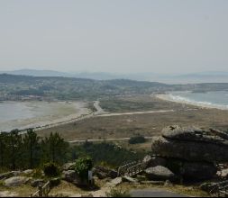 Vista del Itsmo de A Lanzada desde el Monte S