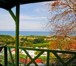 Vista des de los bungalows