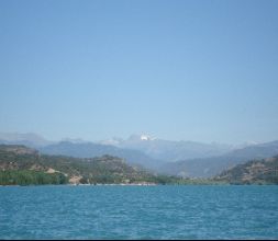 El lago desde un Kayak