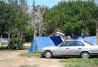 Camping libre para tiendas