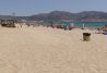 playa a 200 m delante del camping